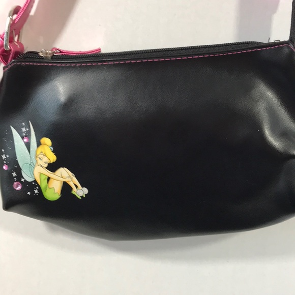 Disney Tinker Bell purse rhinestones pink handle - Picture 2 of 8